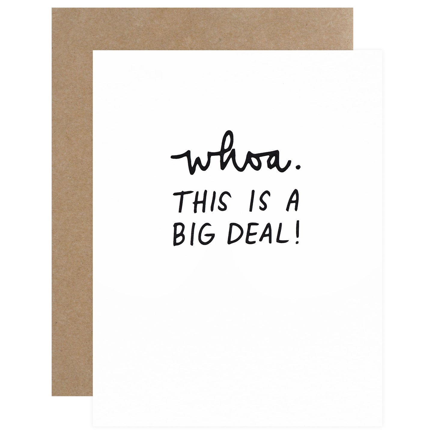 Iron Curtain Press Whoa. This Is A Big Deal! Greeting Card 
