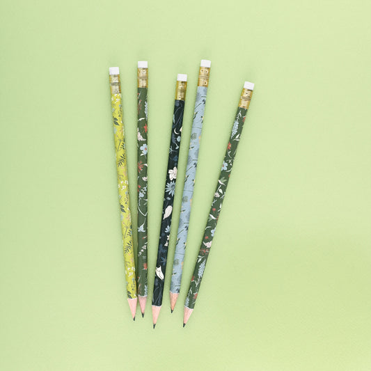 June & December Garden Mix Pencil Terrarium Set Of 5 