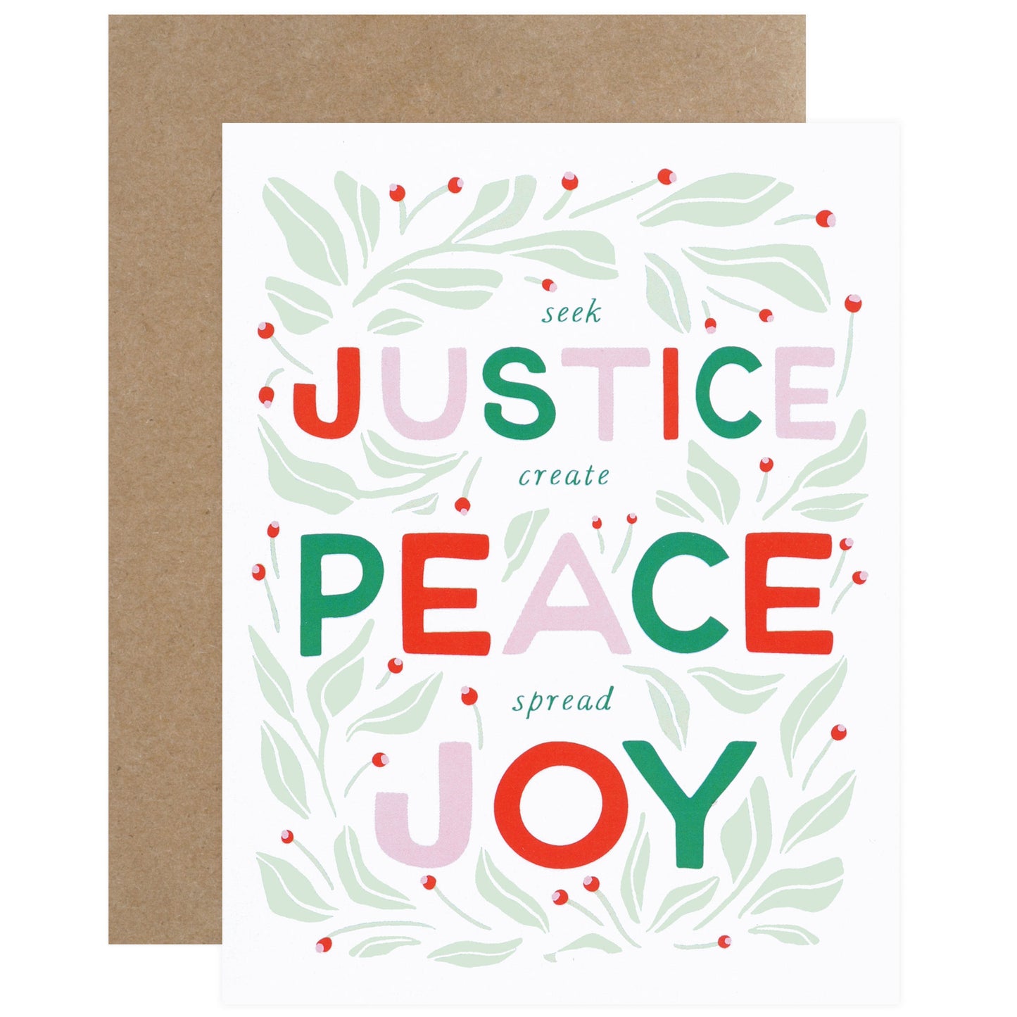 Party Of One Paper Justice Christmas Cards Boxed or Single 