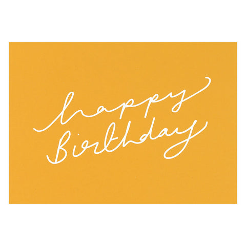 Katie Leamon Happy Birthday Scroll Greeting Card 