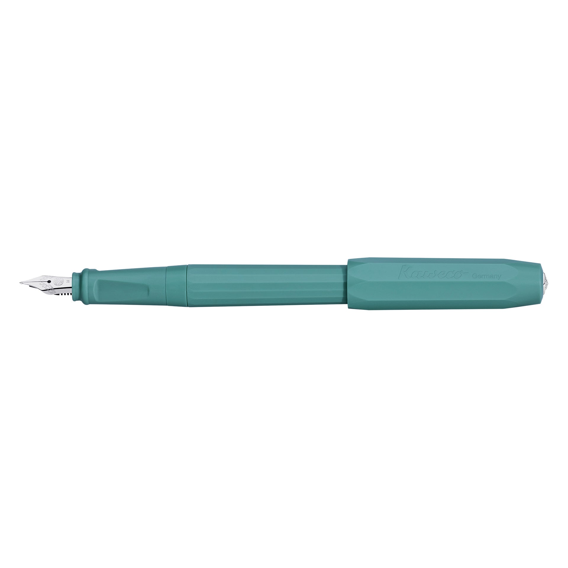 Kaweco Kaweco Perkeo Fountain Pen Medium Nib | Breezy Teal, Peony Blossom, Clear & Jungle Green 