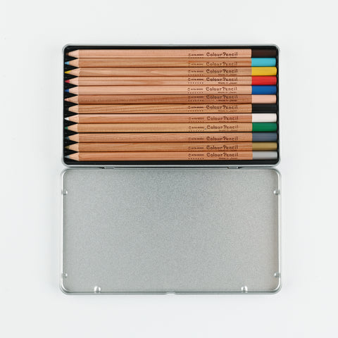 HCT x Kitaboshi Pencil Co. HCT x Kitaboshi Colored Pencils Tin Of 12 