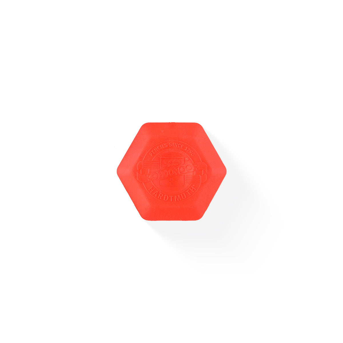 Koh-I-Noor Hexagon Thermoplastic Eraser orange