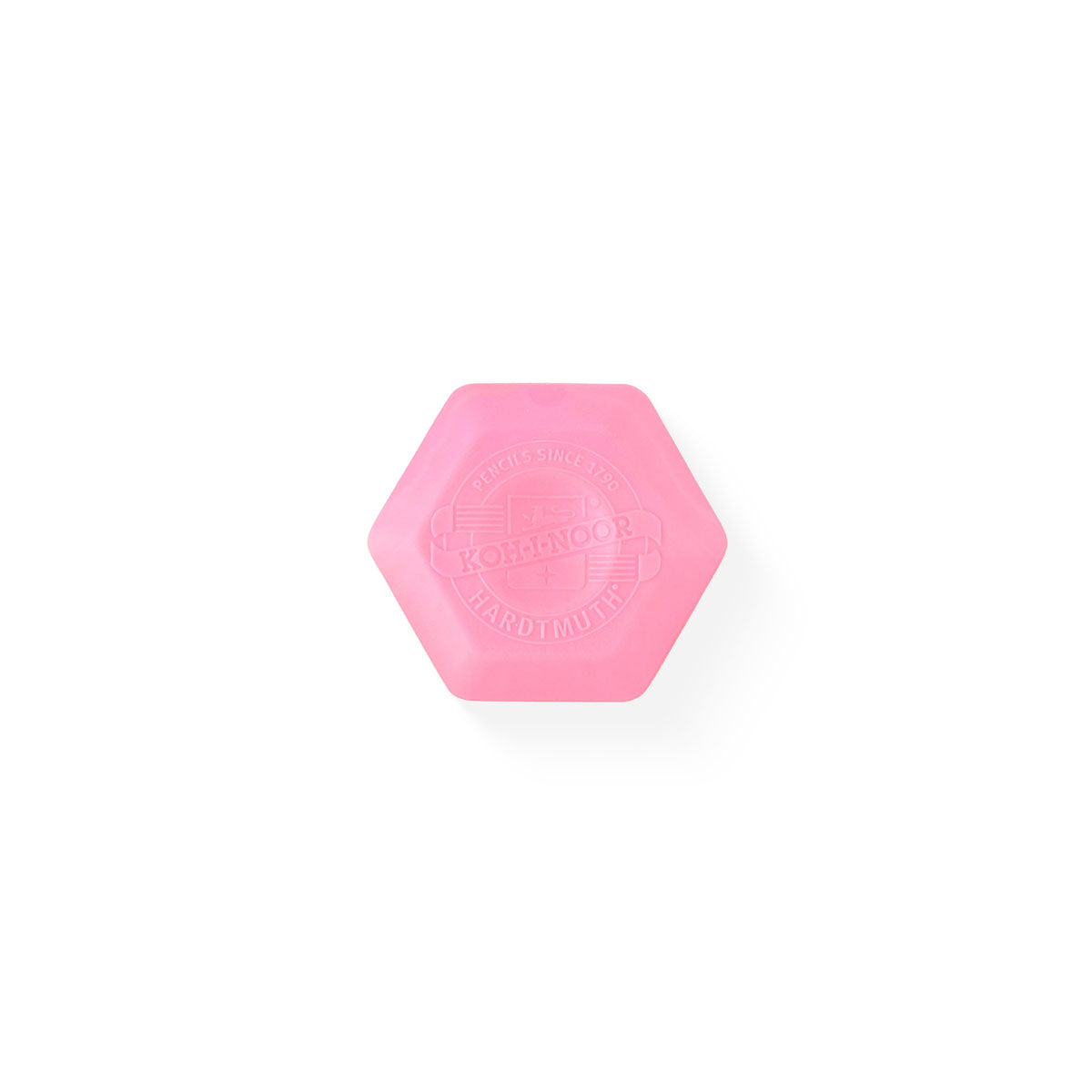 Koh-I-Noor Hexagon Thermoplastic Eraser pink