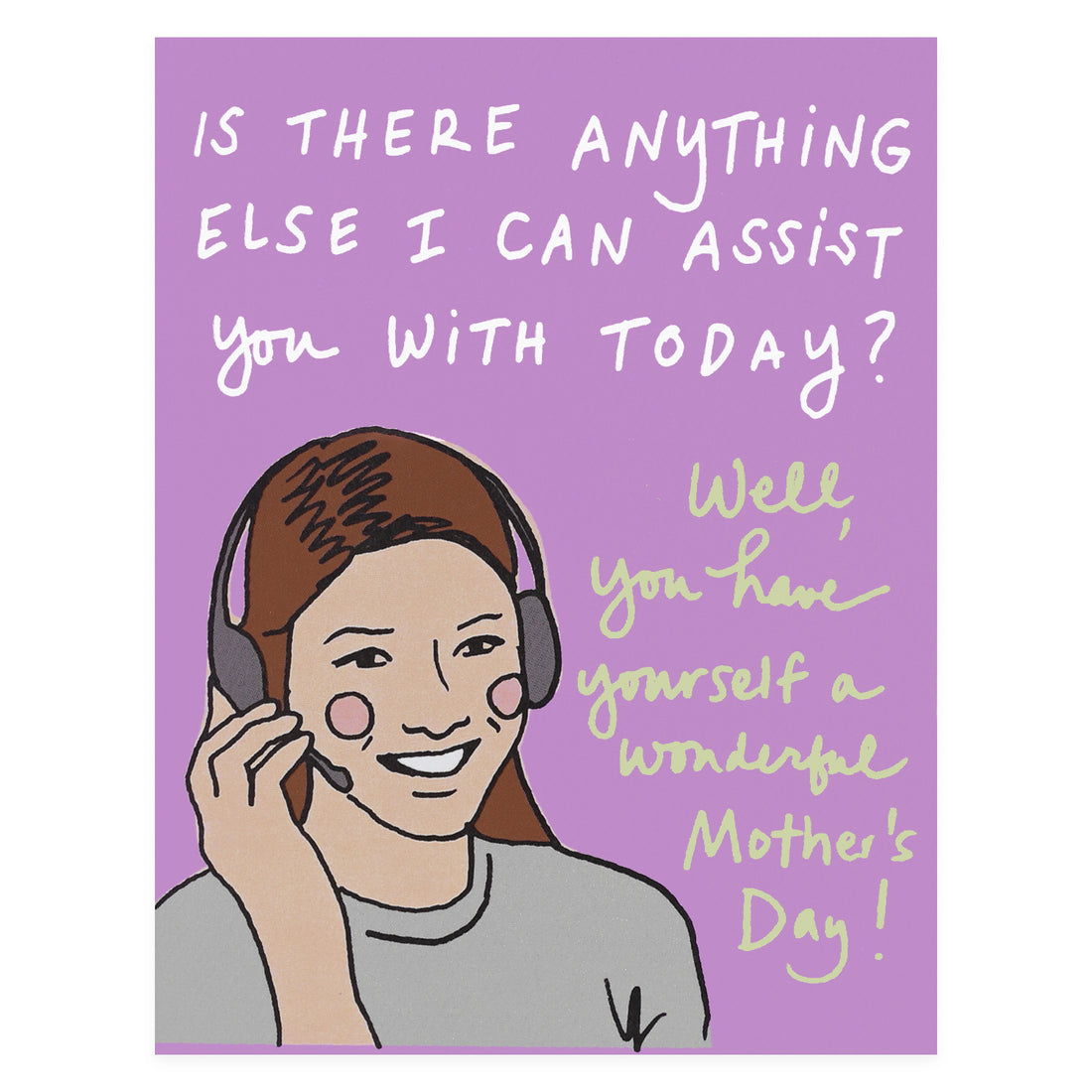 La Familia Green Customer Service Mother's Day Card 