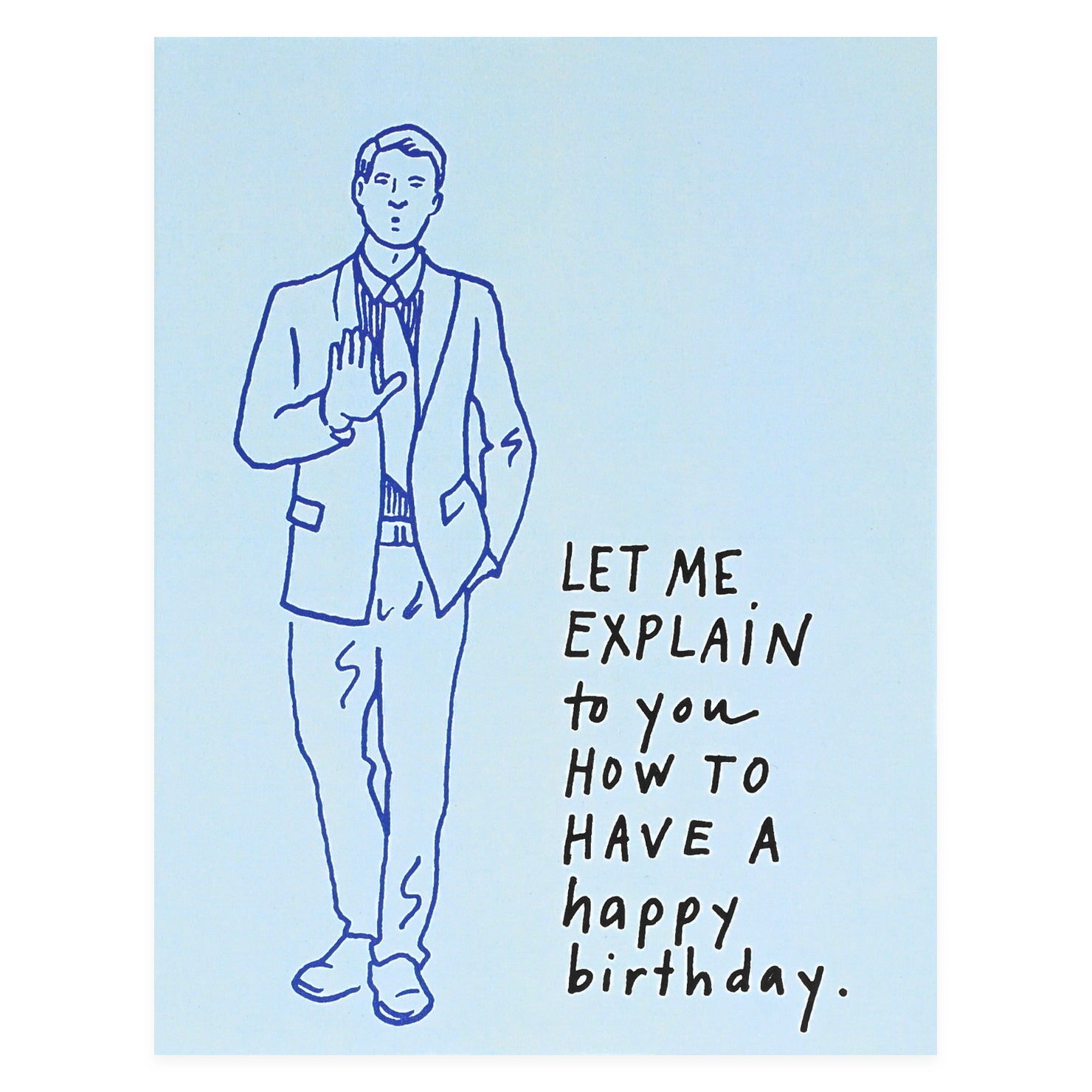 La Familia Green Mansplaining Birthday Card 