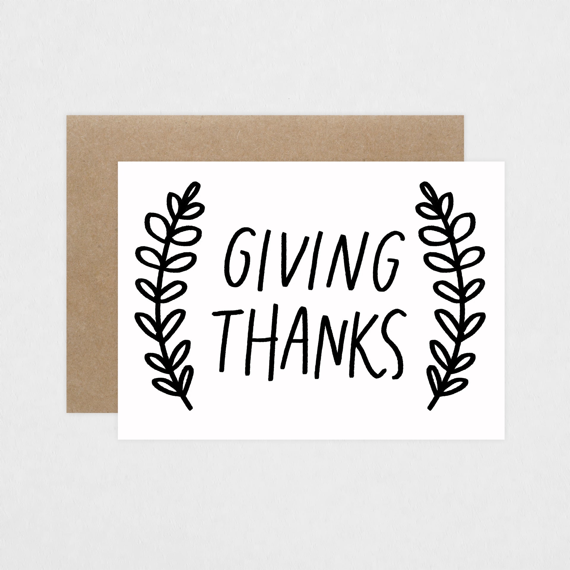 Laura Supnik Giving Thanks Thanksgiving Card 