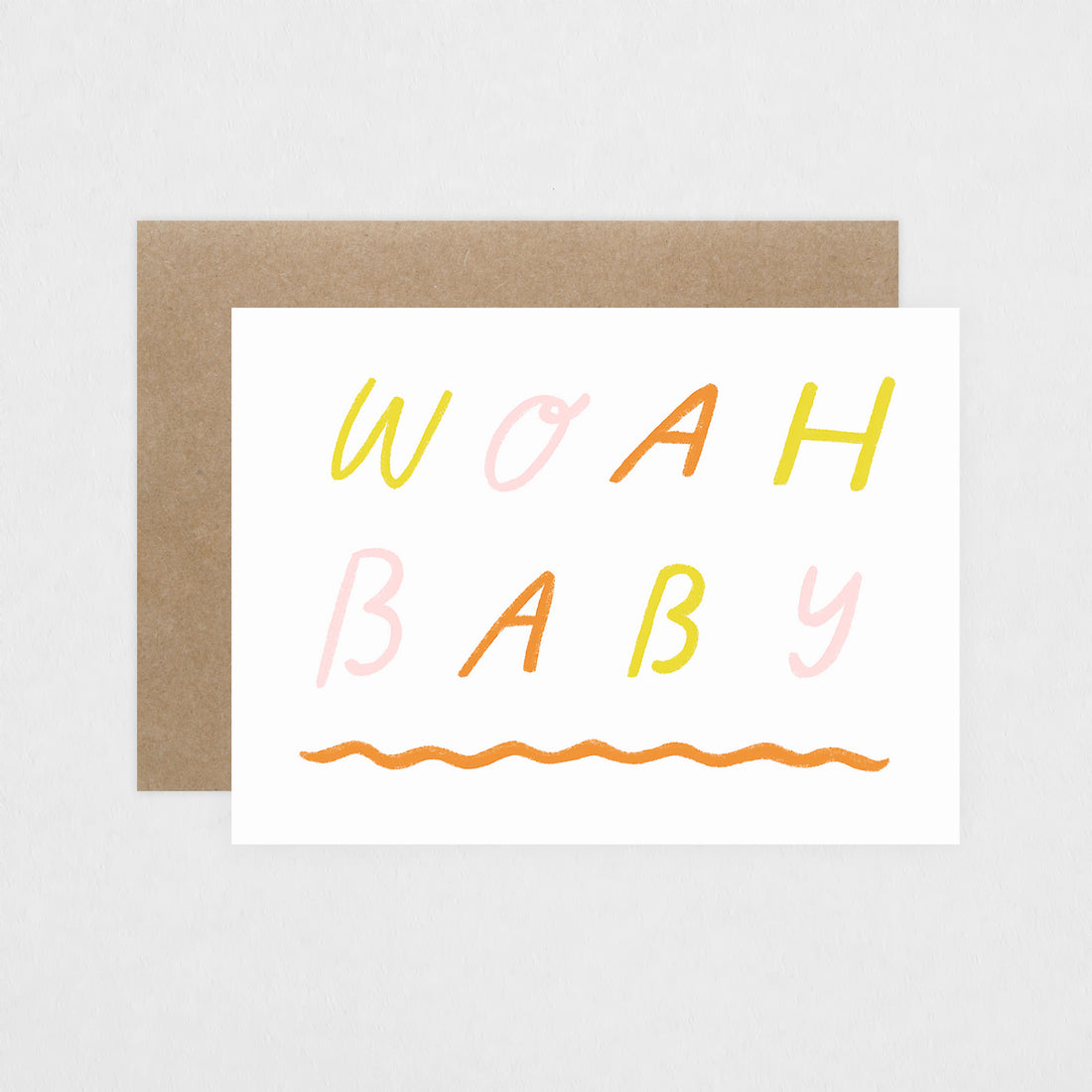 Laura Supnik Whoa Baby Greeting Card 
