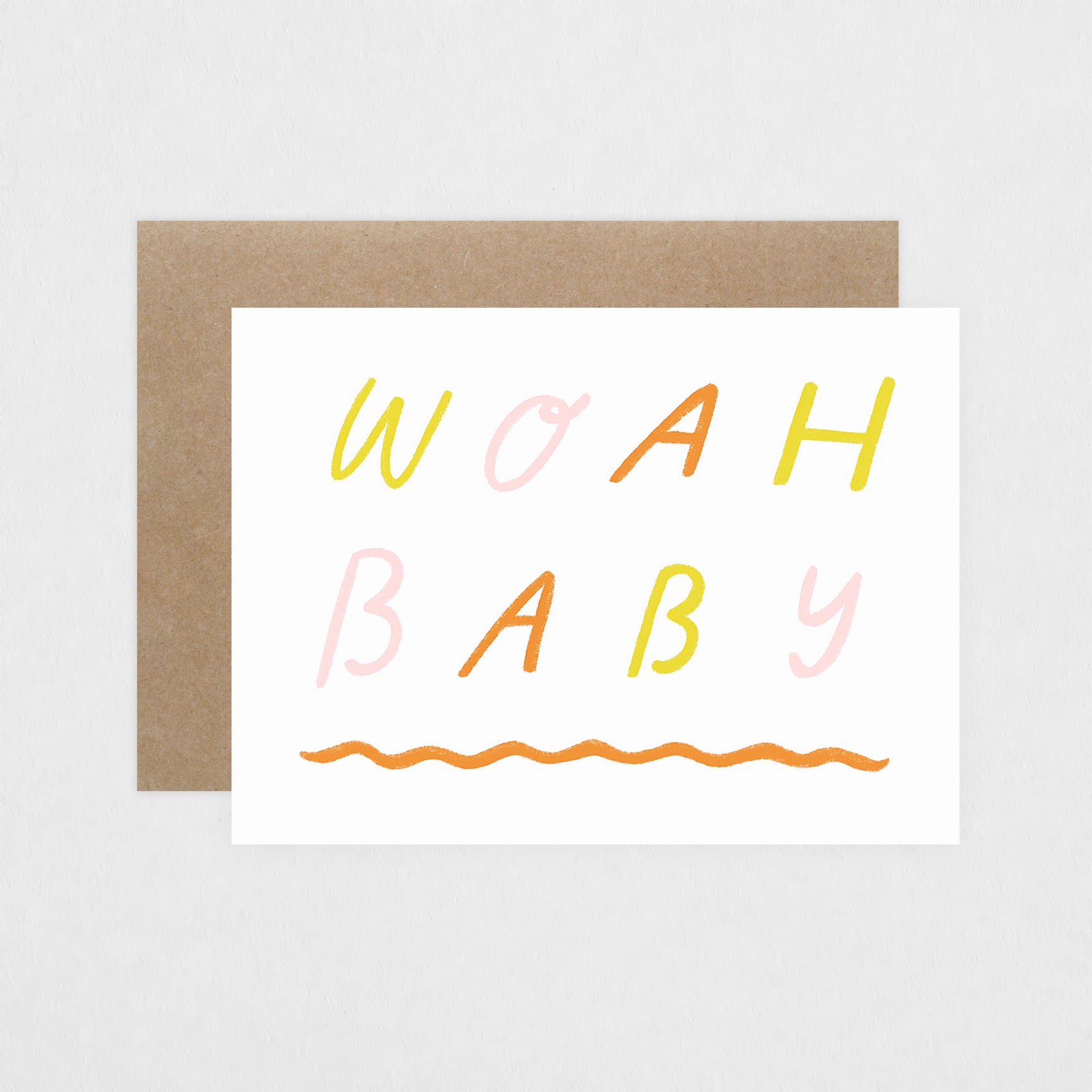 Whoa Baby Greeting Card