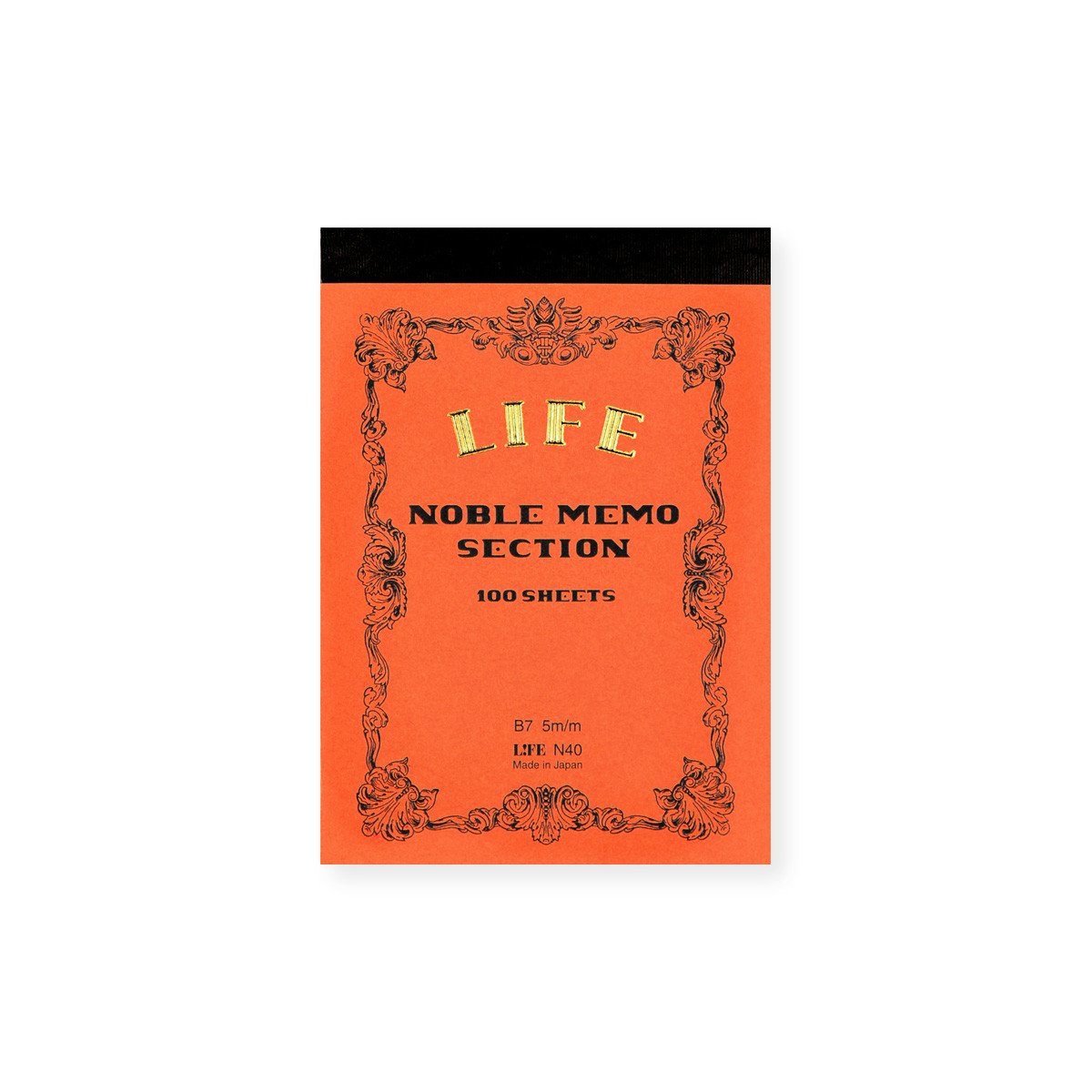 LIFE Stationery Noble B7 Memo Section (Grid) Notepad 