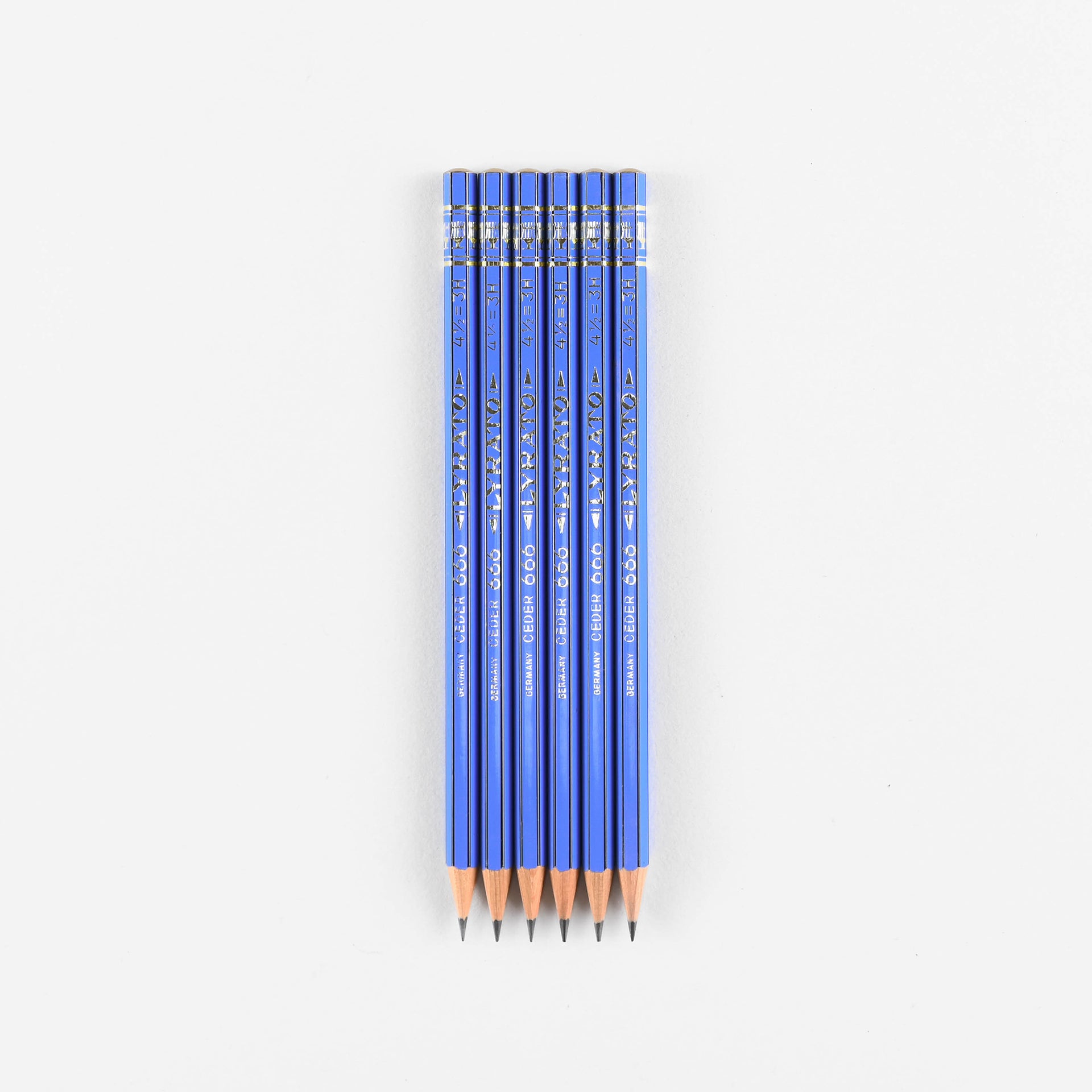 Vintage Lyra Lyrato 666 3H Vintage Pencil 