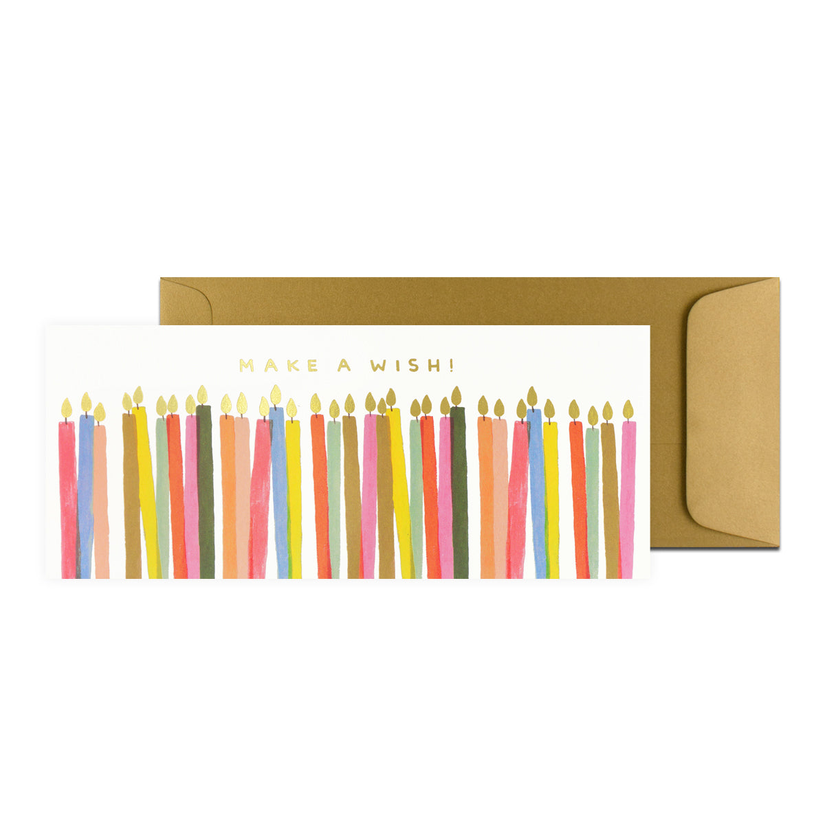 Rifle Paper Co. Make A Wish Candles Birthday Card 