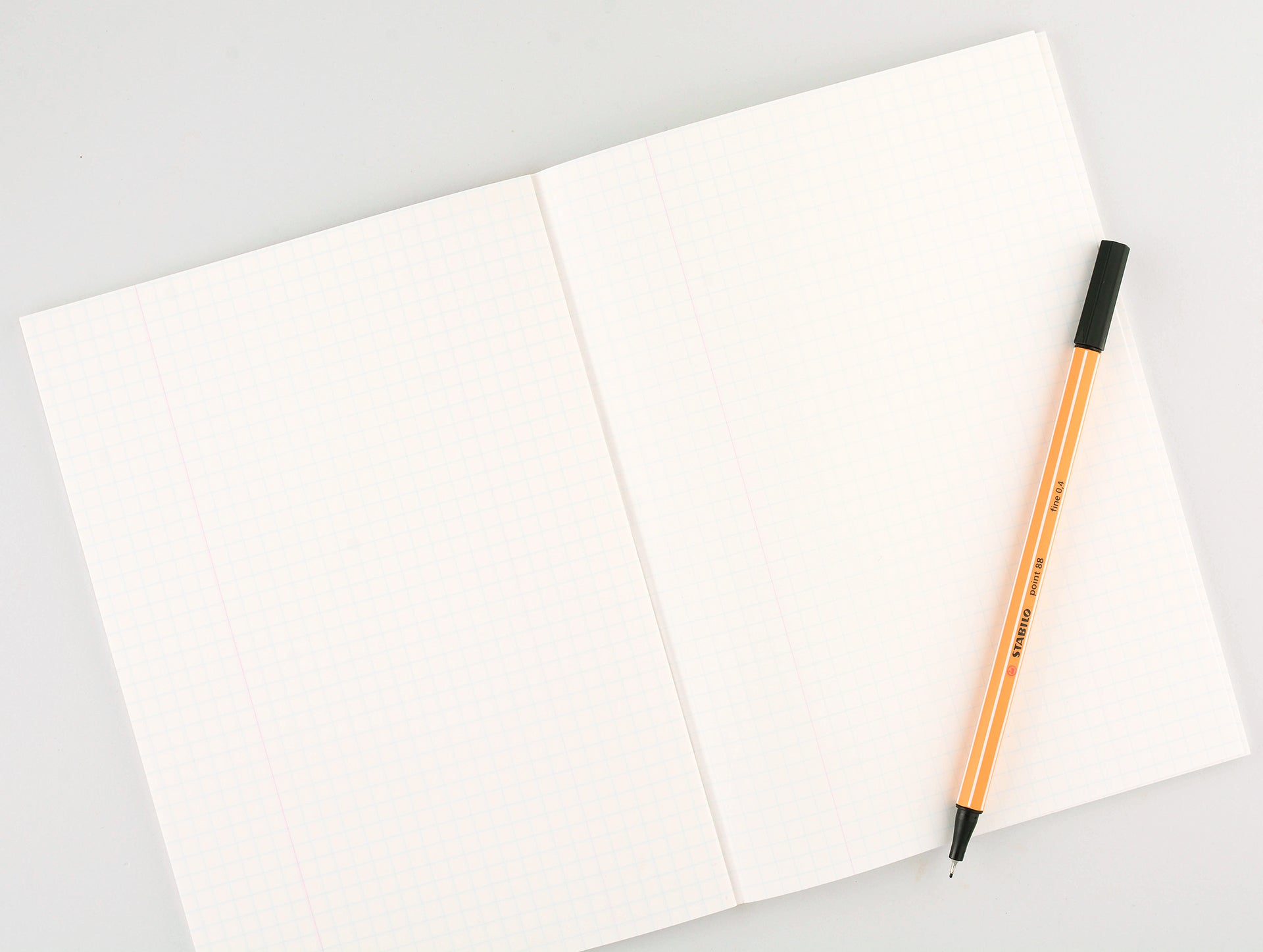 LIFE Stationery Margin A5 or B5 Notebook | Plain, Section or Ruled 