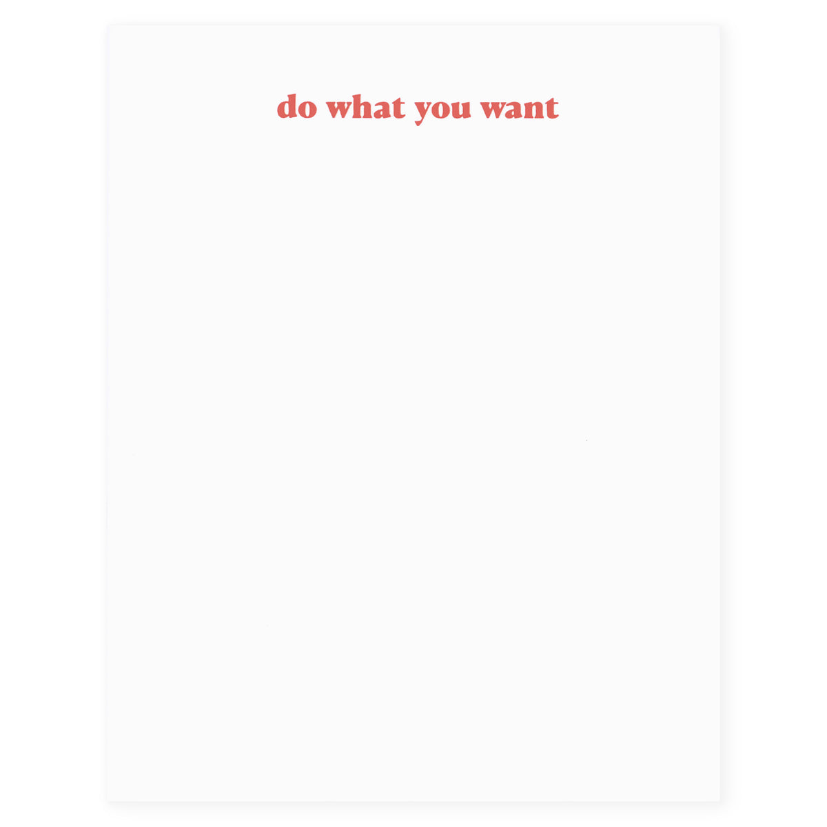 M.C. Pressure Do What You Want Notepad 