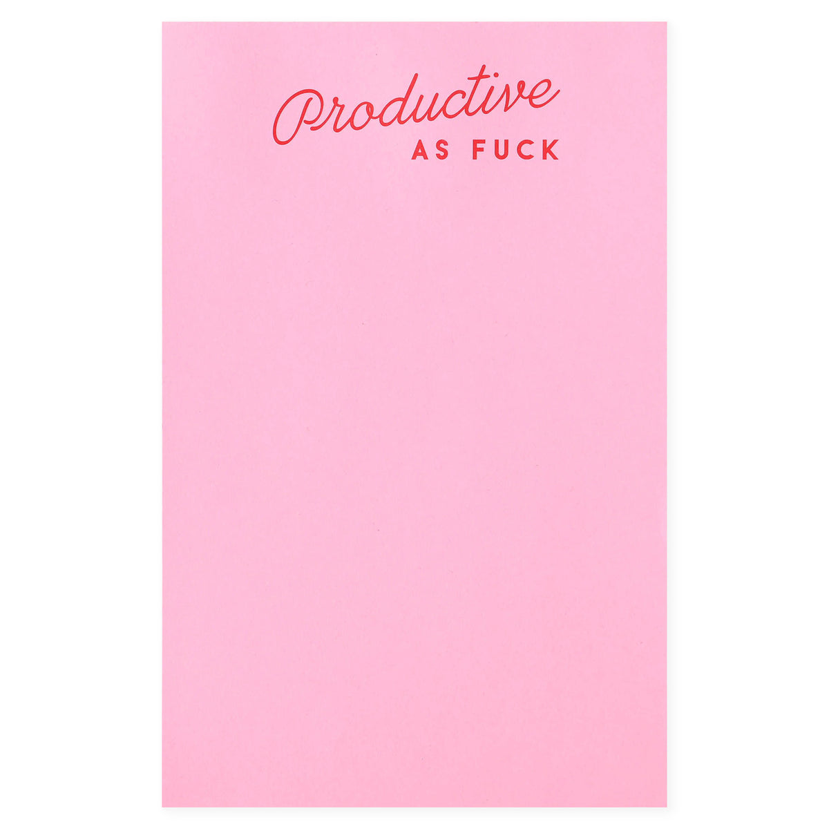 M.C. Pressure Productive AF Notepad 
