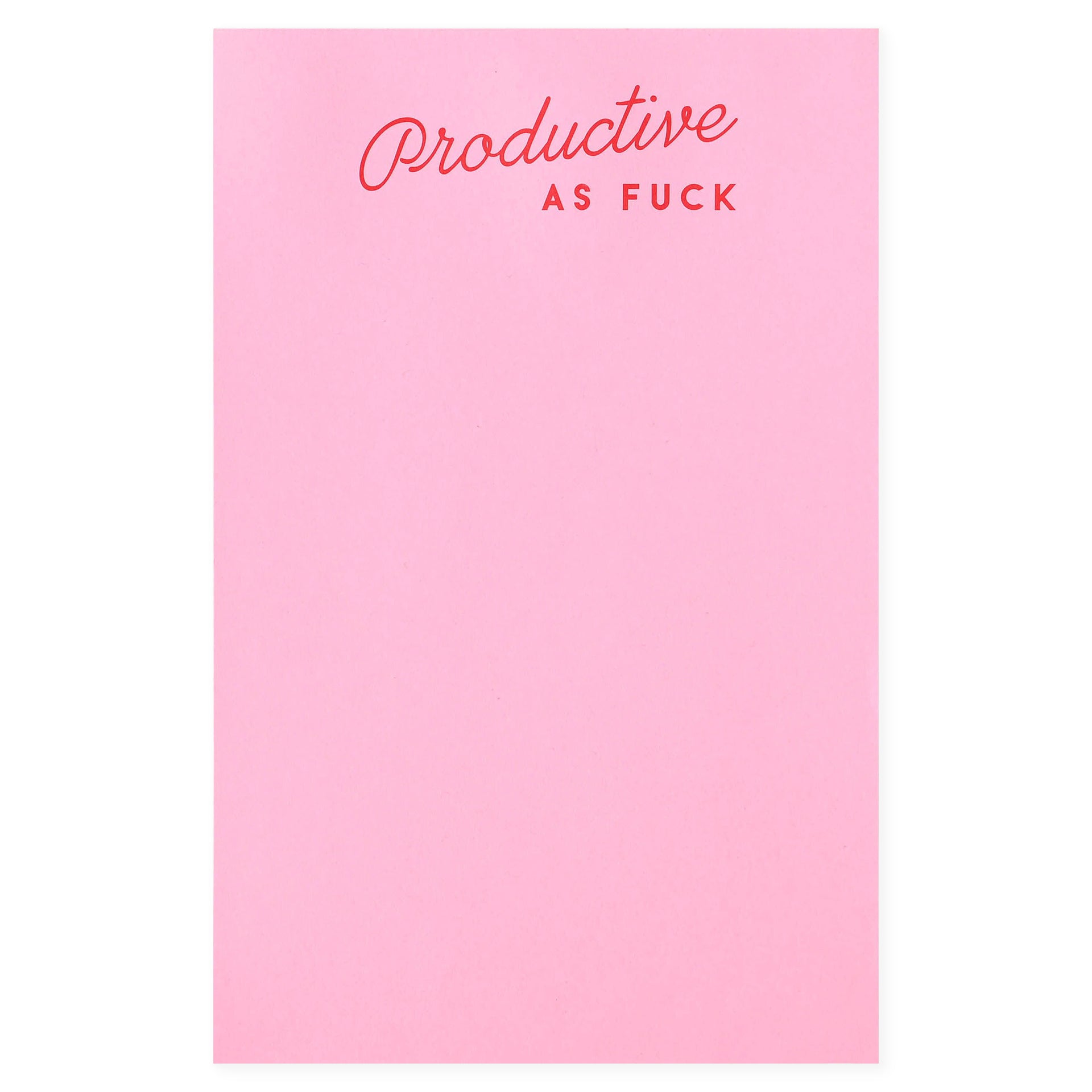 M.C. Pressure Productive AF Notepad 
