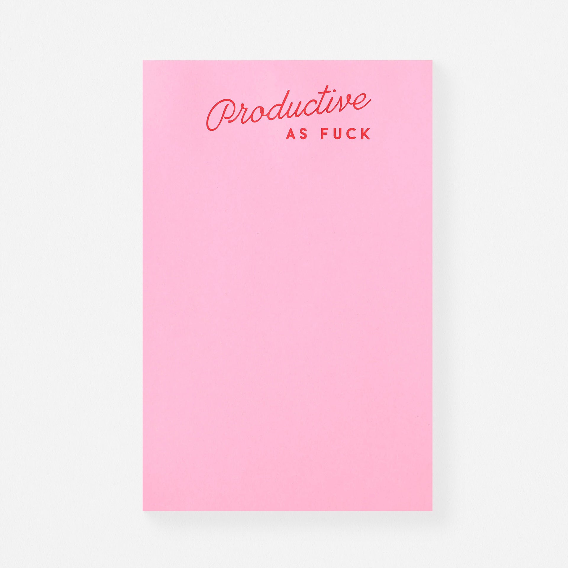 M.C. Pressure Productive AF Notepad 