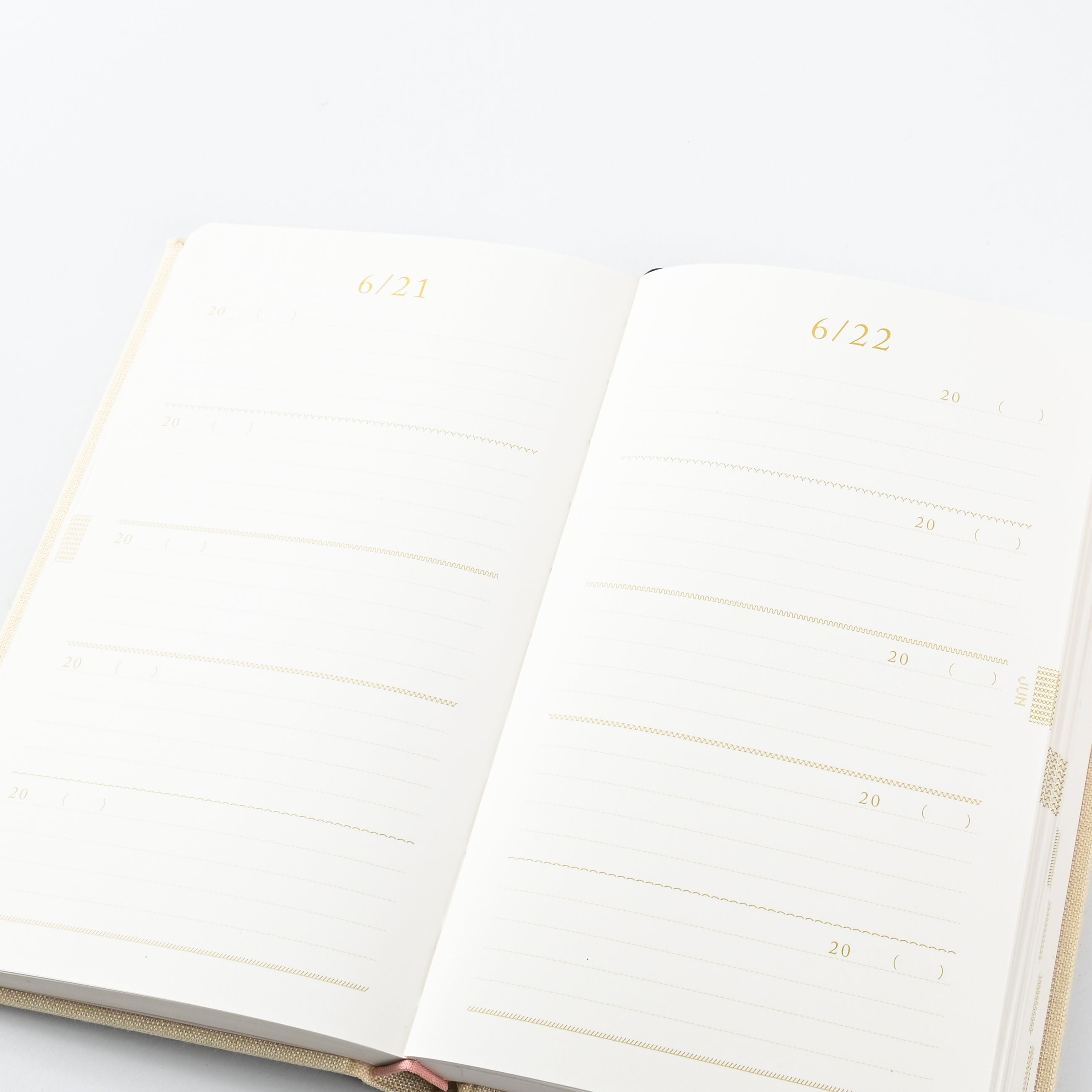 Midori 5 Year Diary Embroidered Floral 