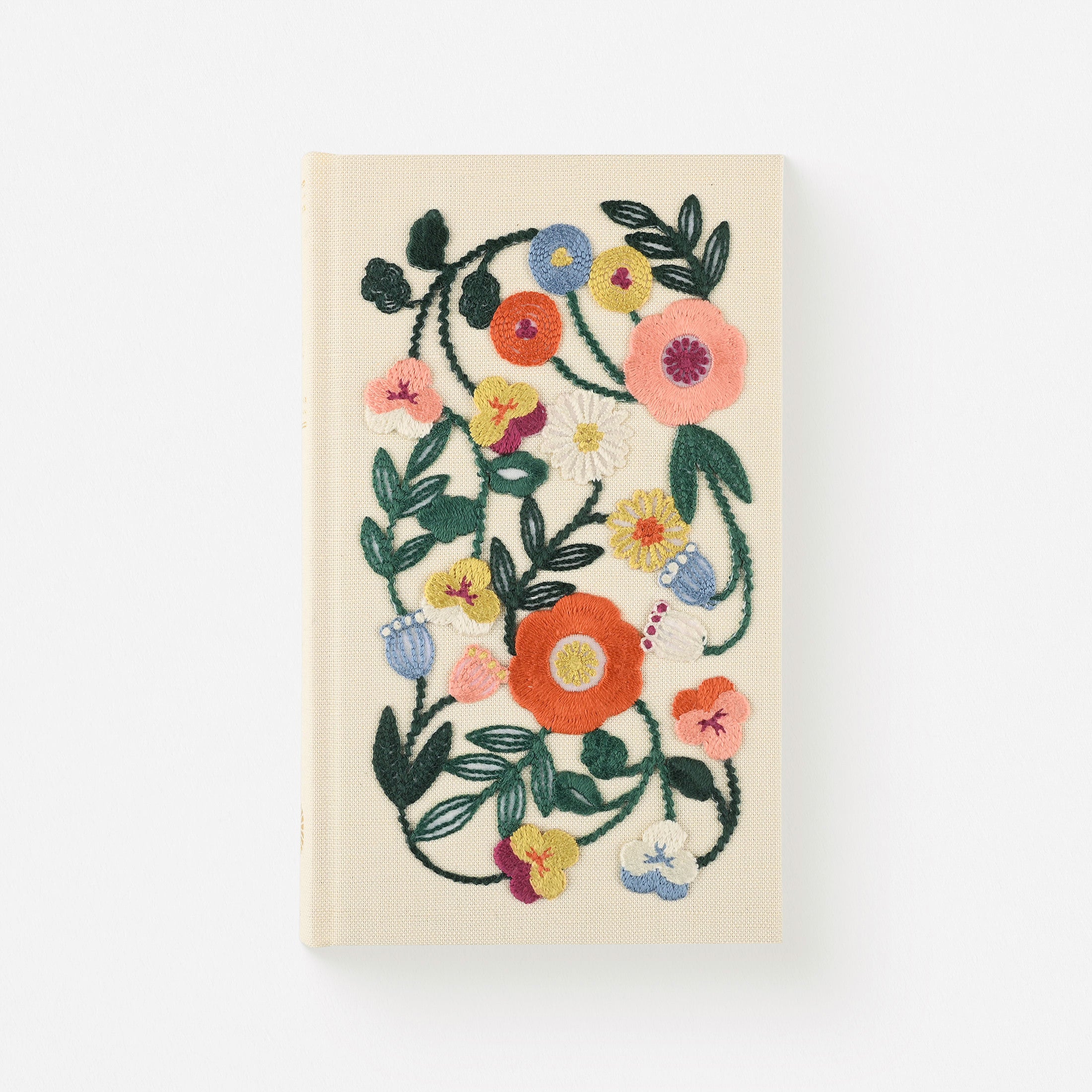 Midori 5 Year Diary Embroidered Floral 