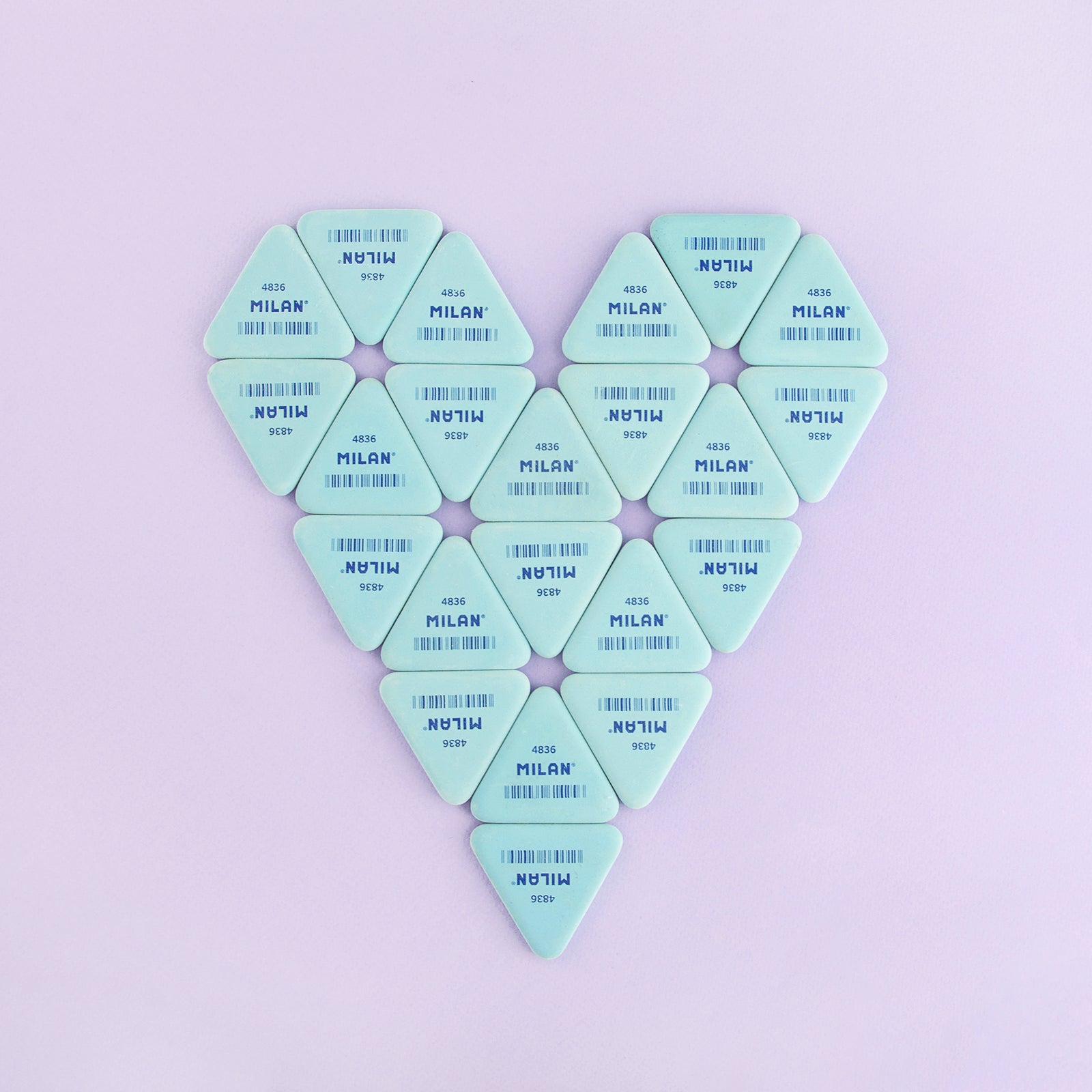 4836 Flexible Triangular Eraser | Blue, Pink or White