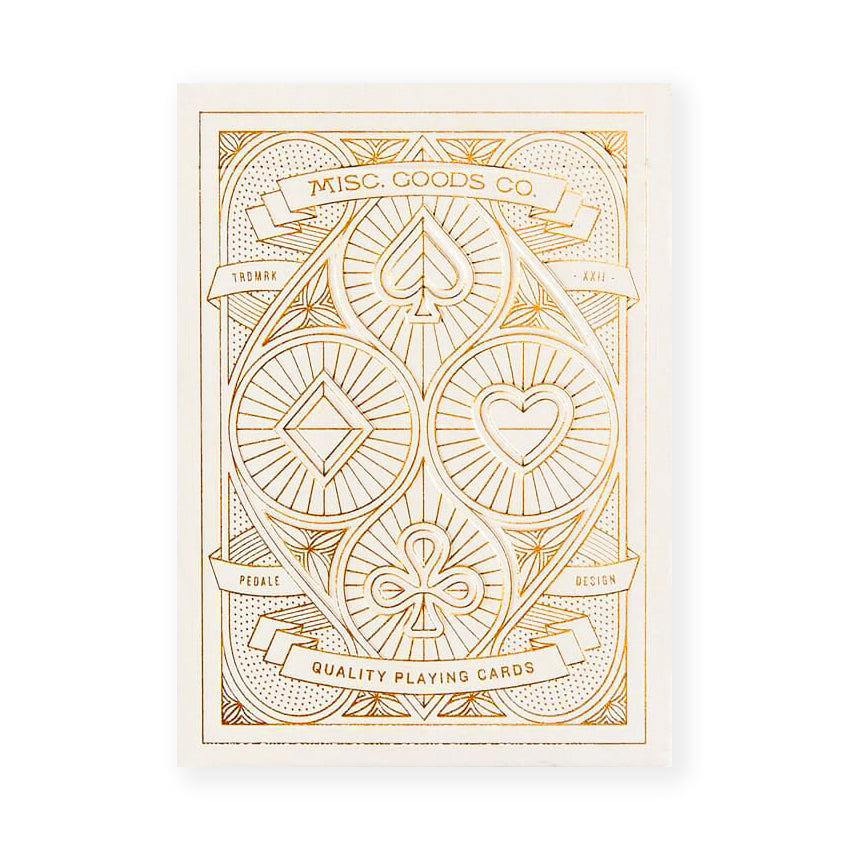 Misc. Goods. Co. Misc. Goods Co. Ivory Playing Cards 