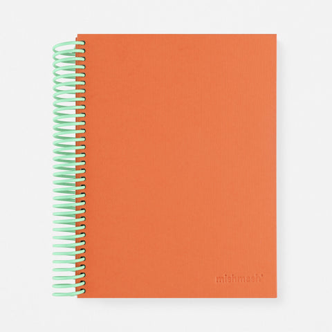 mishmash Easy Breezy Coil Notebook Rust Lined 