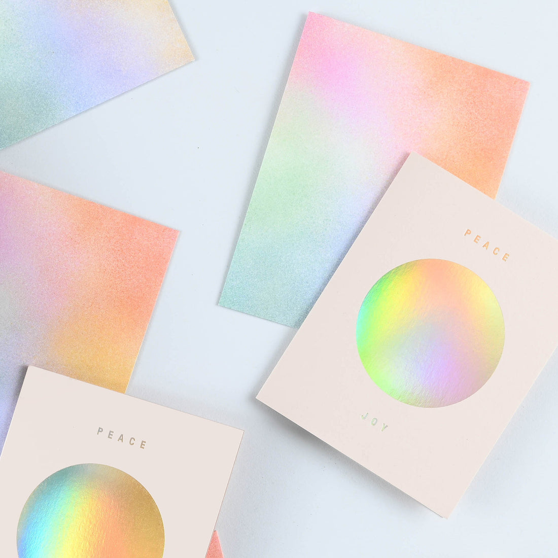 Moglea Holo Peace Holiday Cards Boxed 