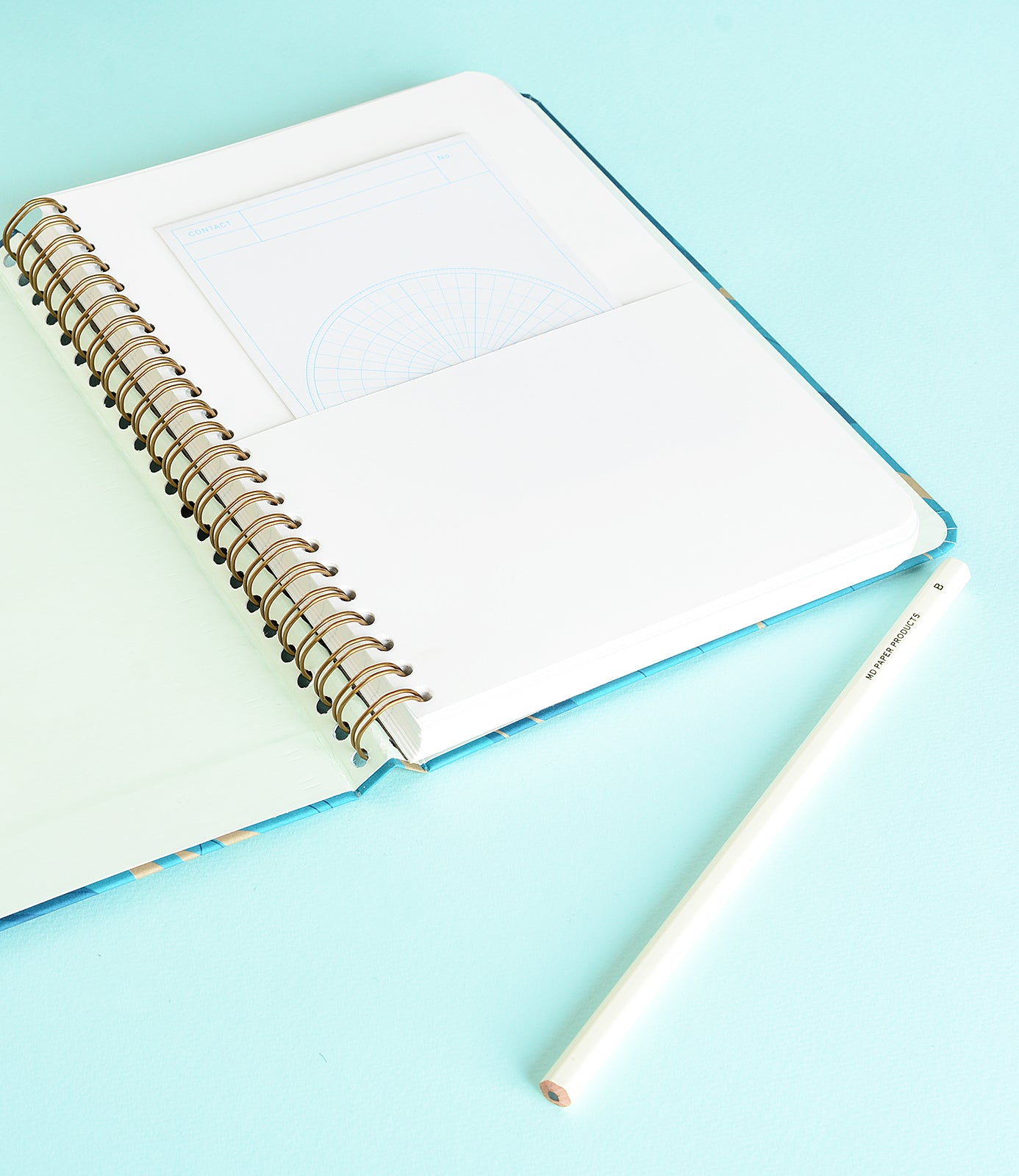 Mossery Wirebound Notebook Black Gold Speckle Ruled 