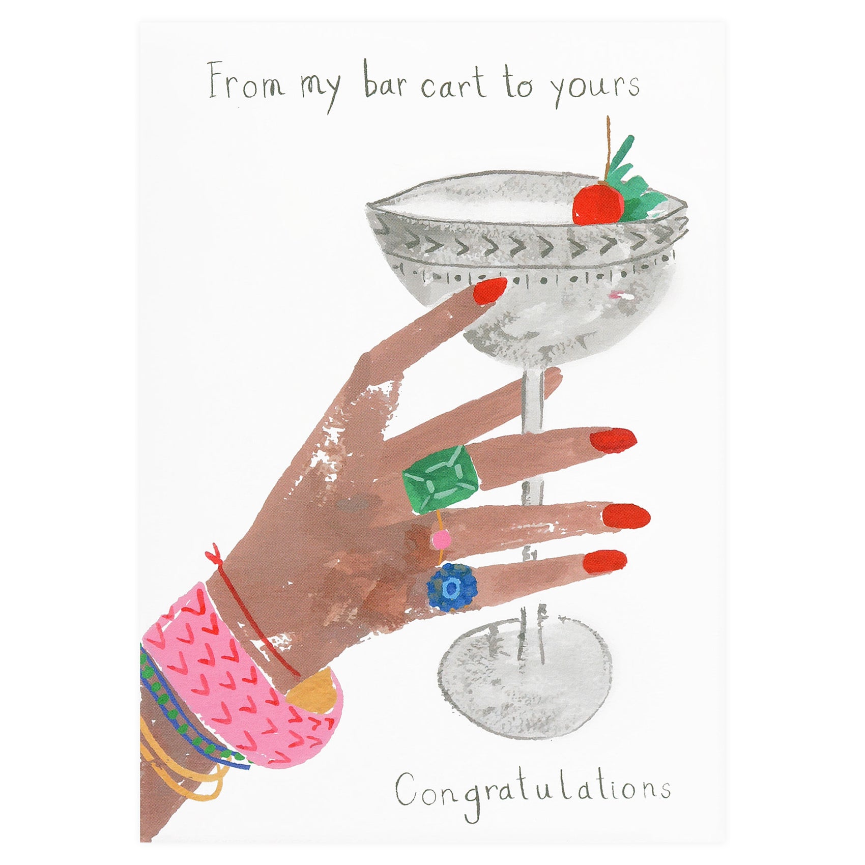 Mr. Boddington's Studio A Very Glamorous Cocktail Congratulations Card 