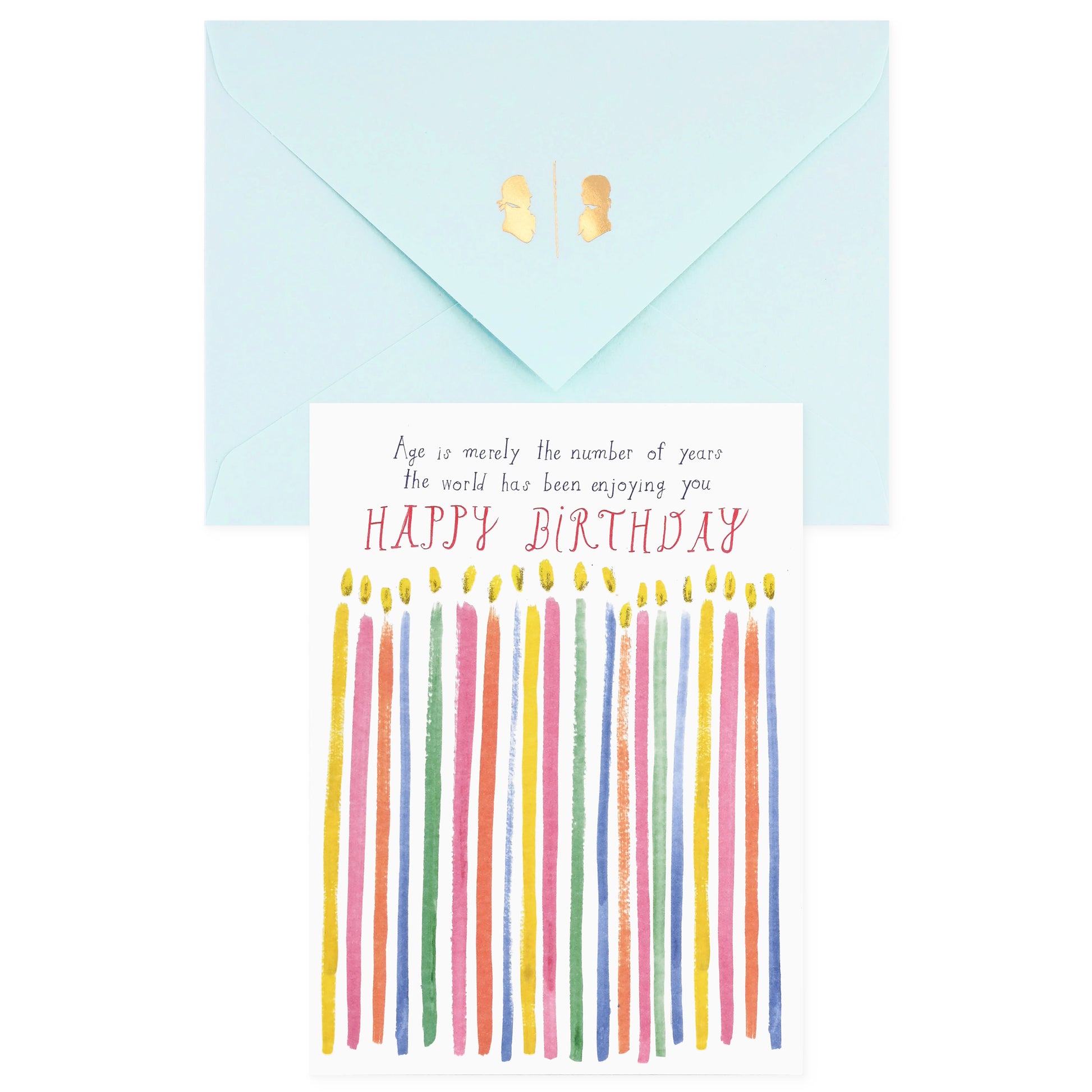 Mr. Boddington's Studio Age Is Merely A Number Birthday Card 