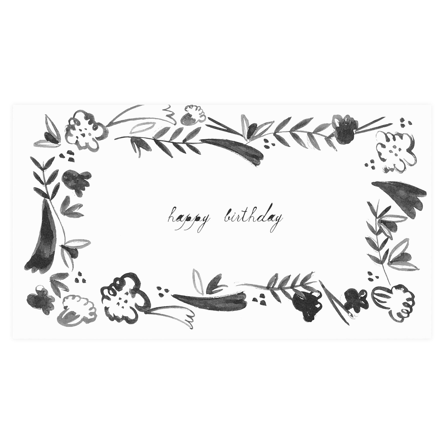 Mr. Boddington's Studio Birthday Fleurs Greeting Card 