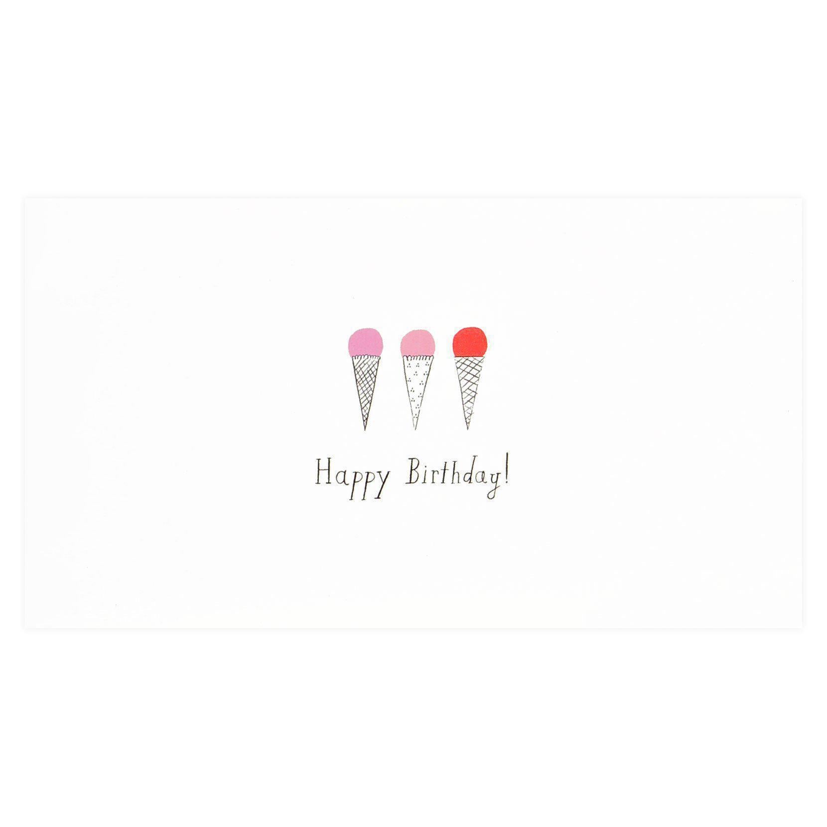 Mr. Boddington's Studio Birthday At The Gelateria Greeting Card 
