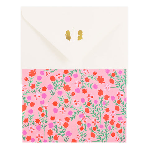 Mr. Boddington's Studio Dahlias Folded Note Cards Boxed 