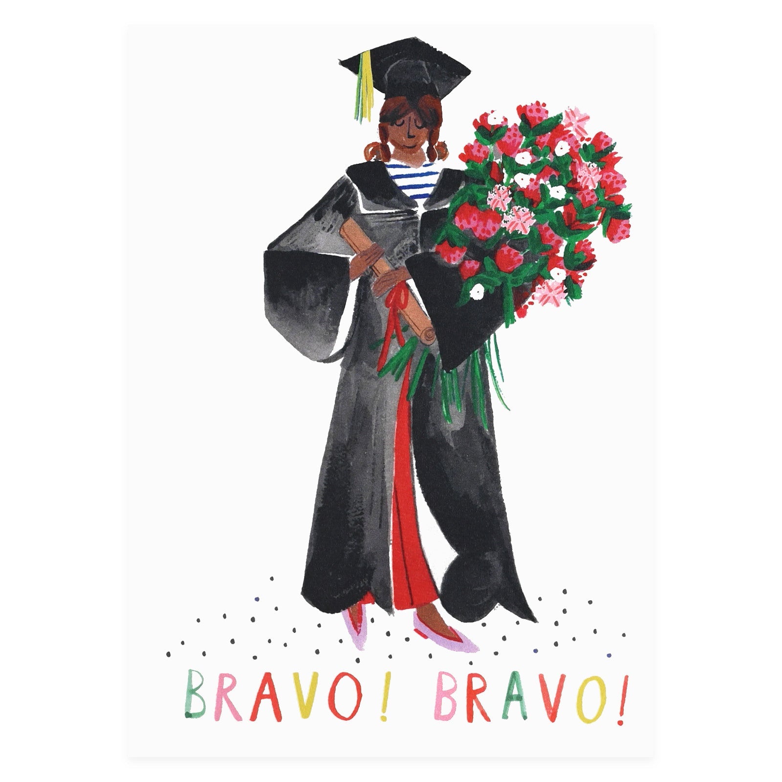 Mr. Boddington's Studio Grad Bouquet Graduation Card 