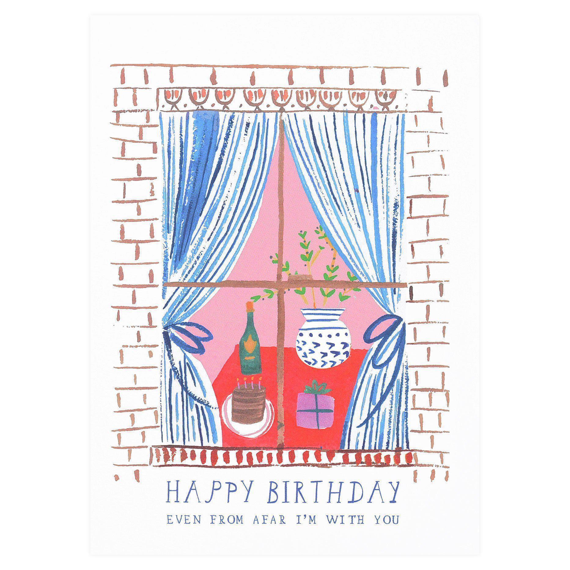 Mr. Boddington's Studio Window Party Birthday Card 