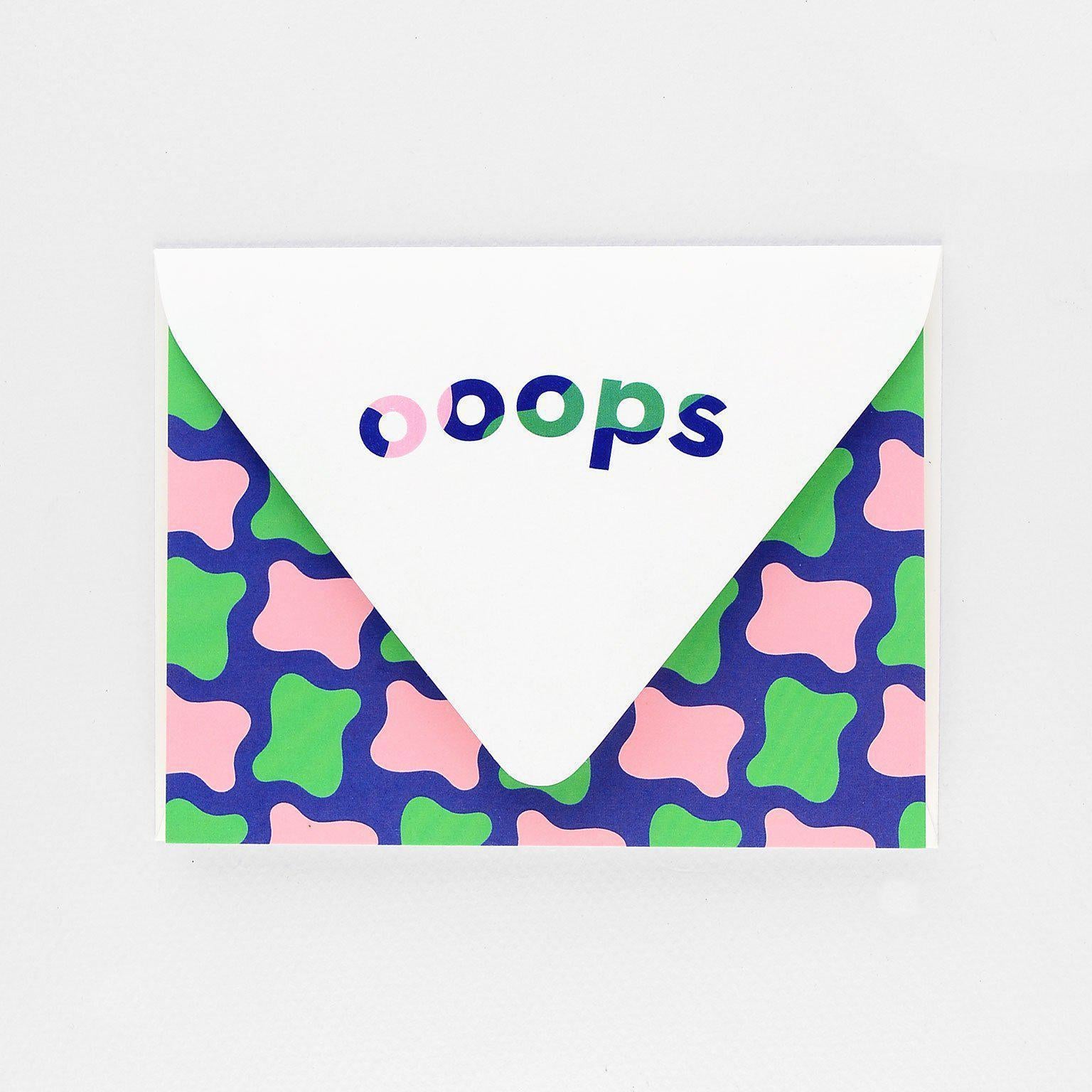 My Darlin' Ooops Notevelope Greeting Card 
