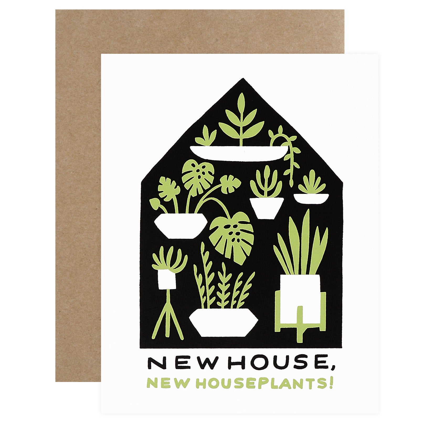 Worthwhile Paper Houseplants New Home Card 