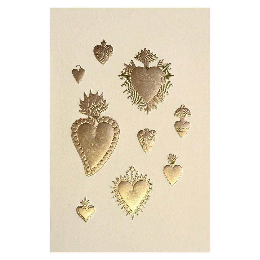 Noat Heart Milagros Greeting Card 