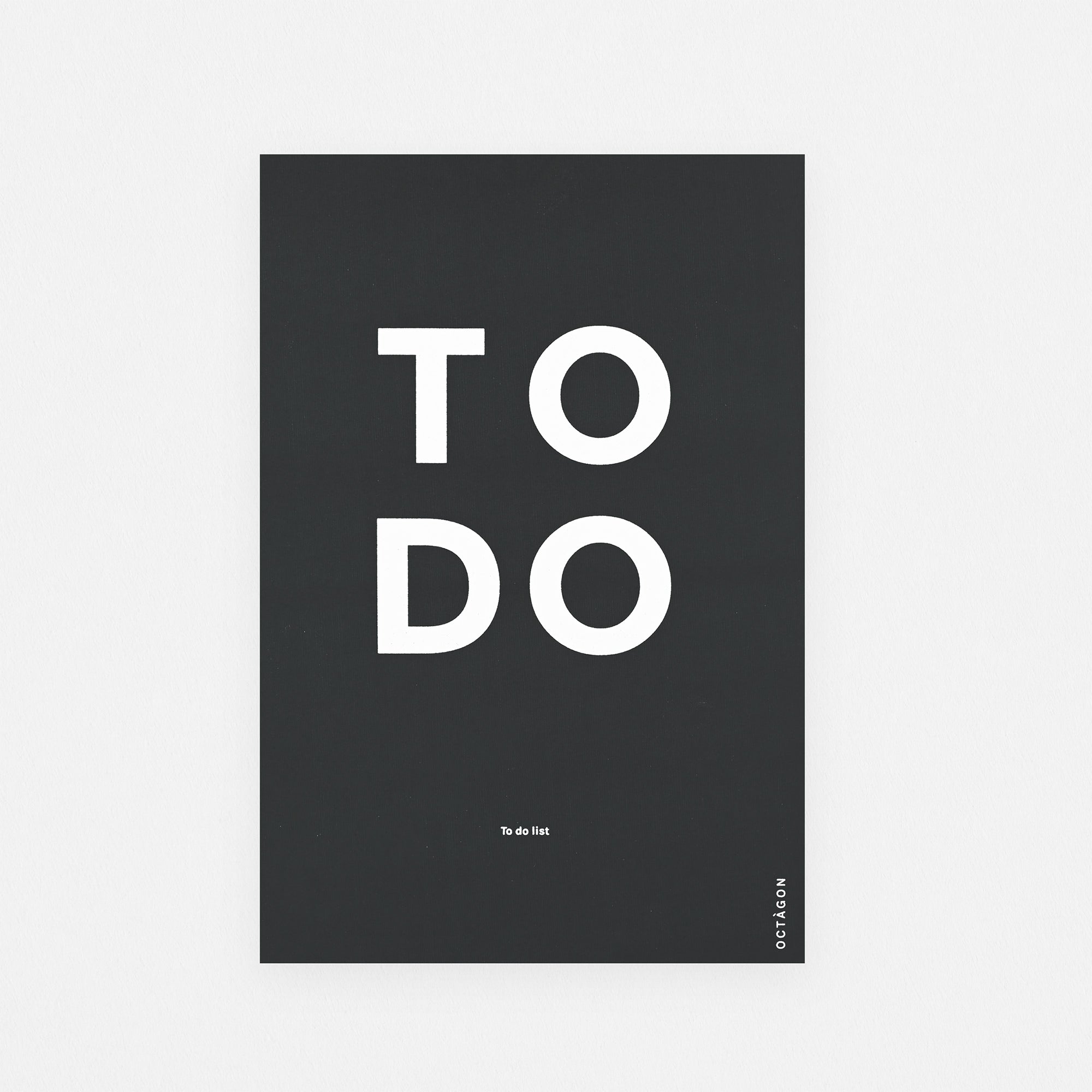 Octagon Design Octagon Design To Do List Notepad 