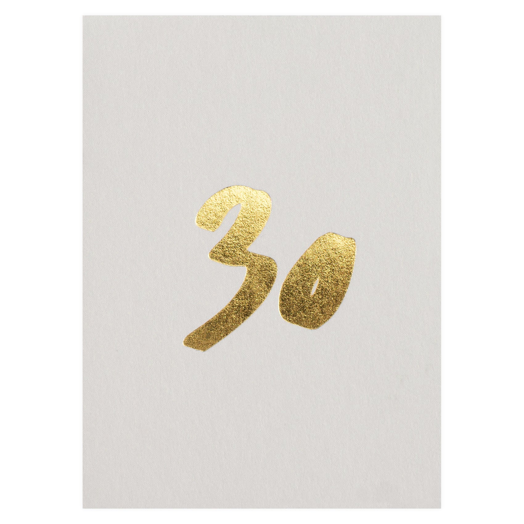 Old English Company 30th Birthday Card 