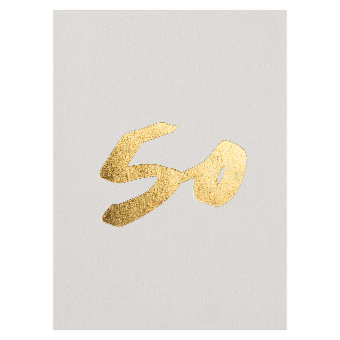 Old English Company 50th Birthday Card 
