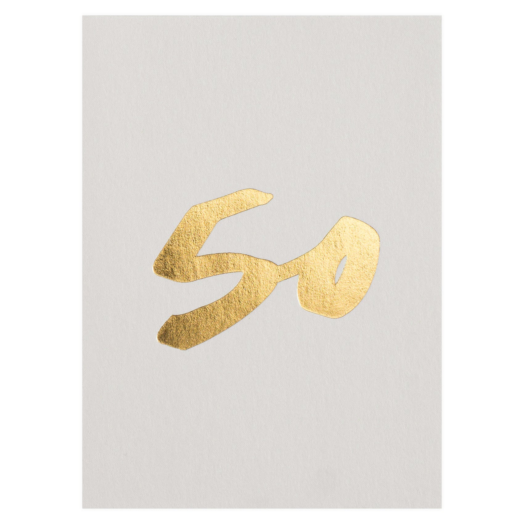 Old English Company 50th Birthday Card 