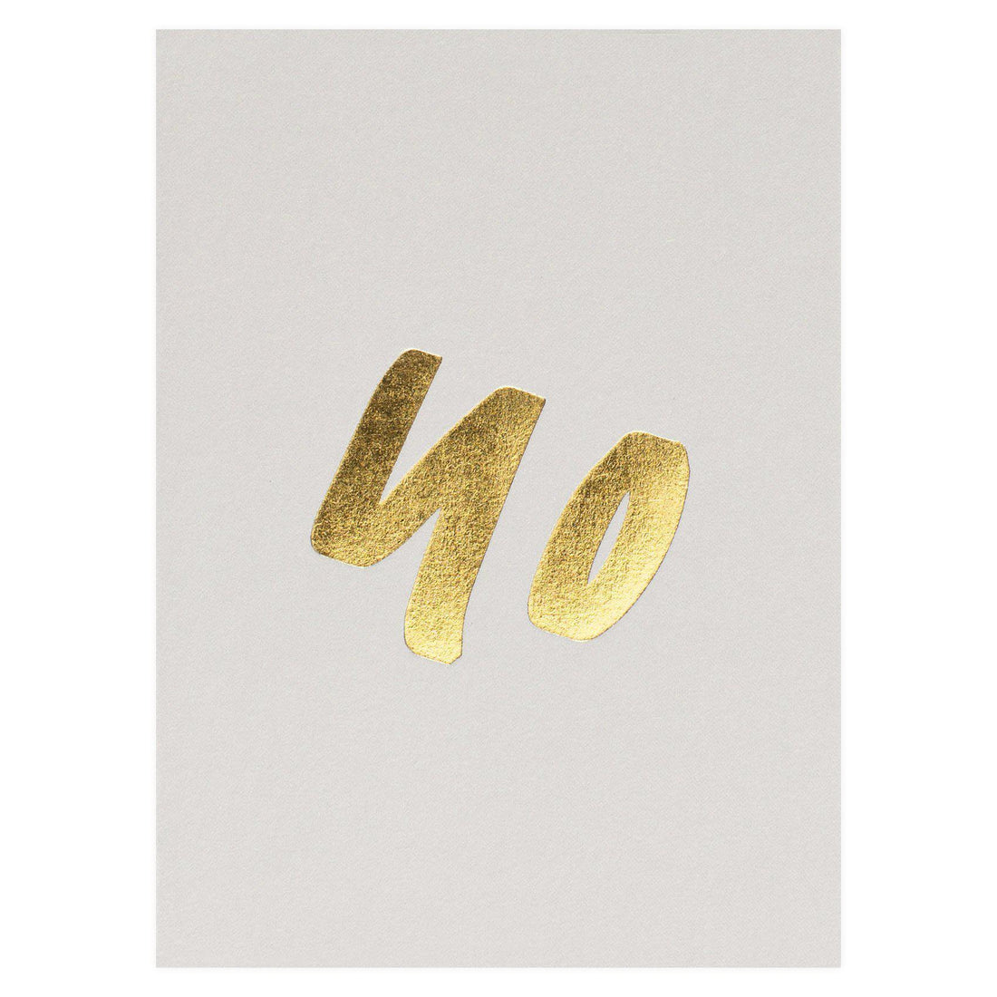Old English Company 40th Birthday Card 