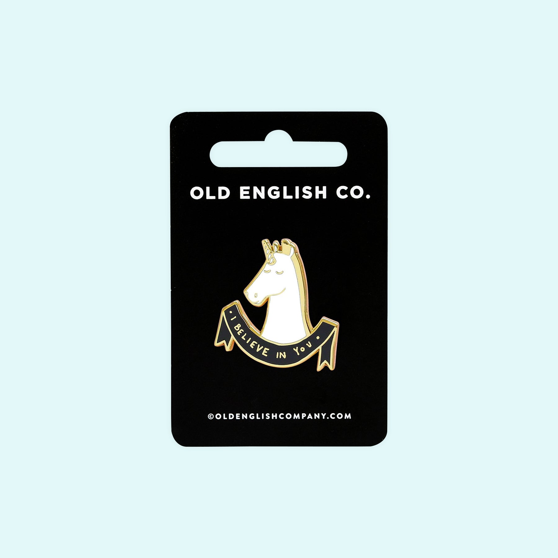 Old English Company Unicorn Enamel Pin 