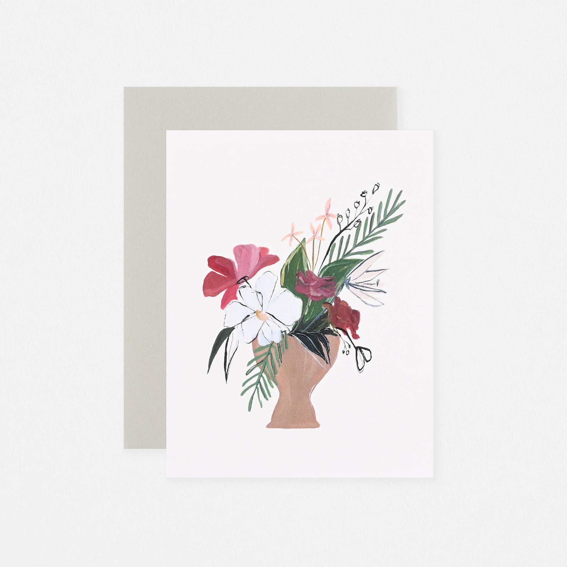 Our Heiday Bouquet Series Assorted Folded Note Cards Boxed 