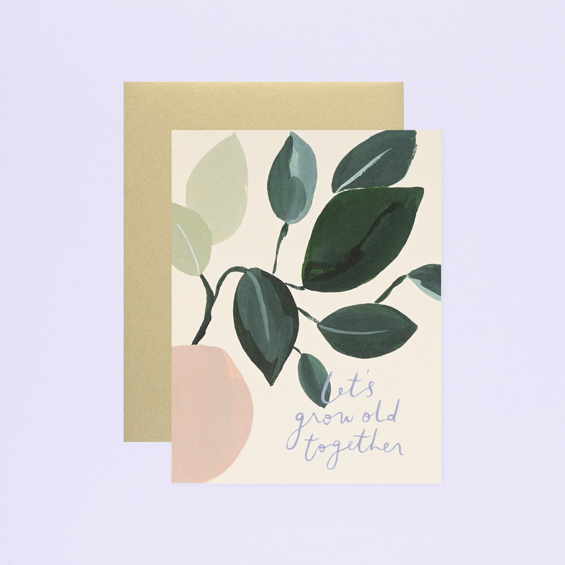 Our Heiday Let's Grow Old Together Greeting Card 