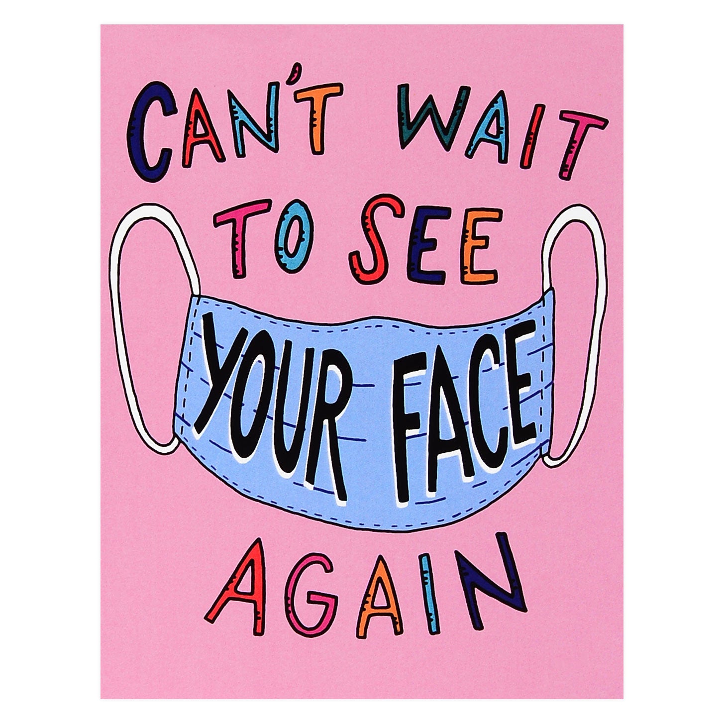 Papa Llama Can't Wait To See Your Face Greeting Card 