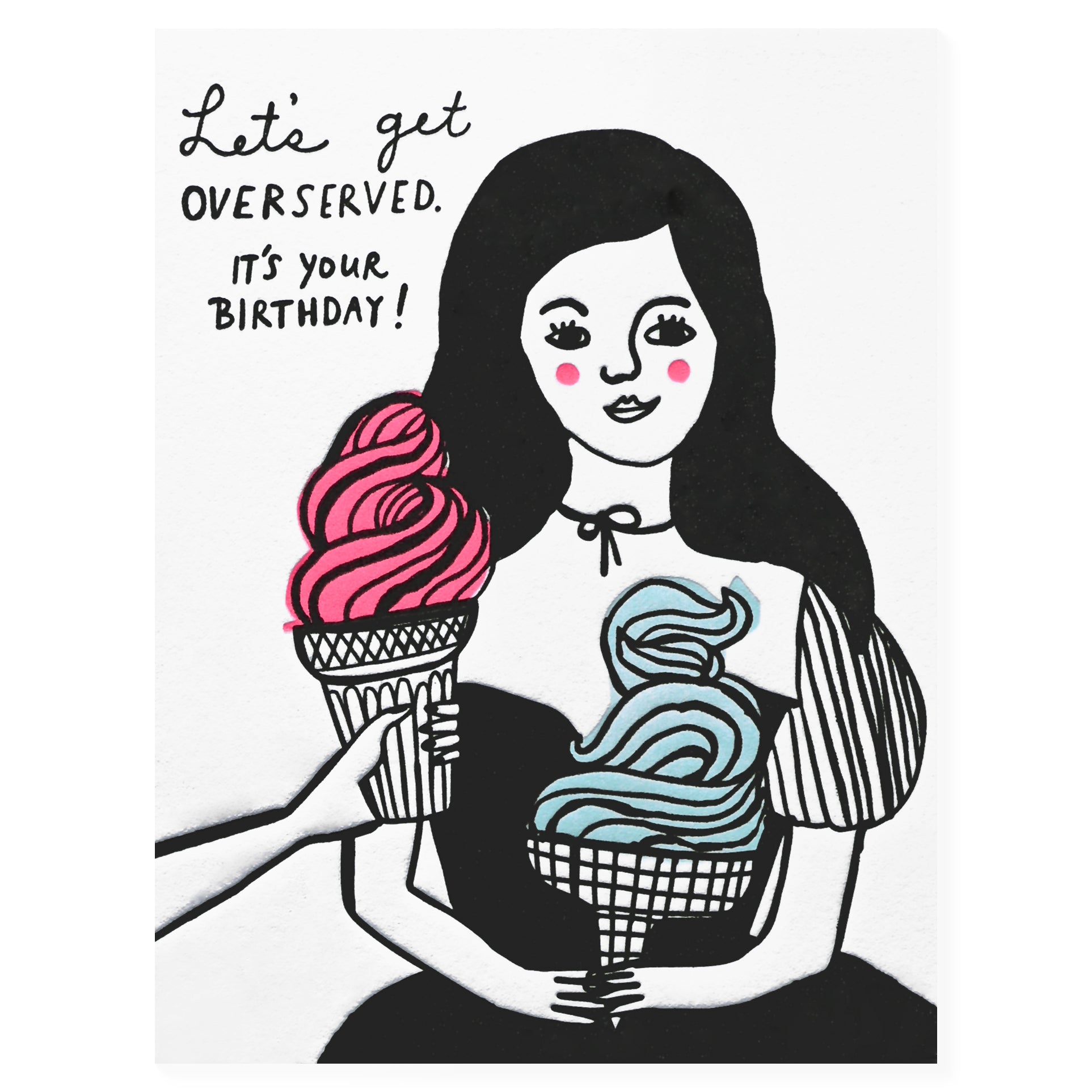Paper Epiphanies Overserved Birthday Card 