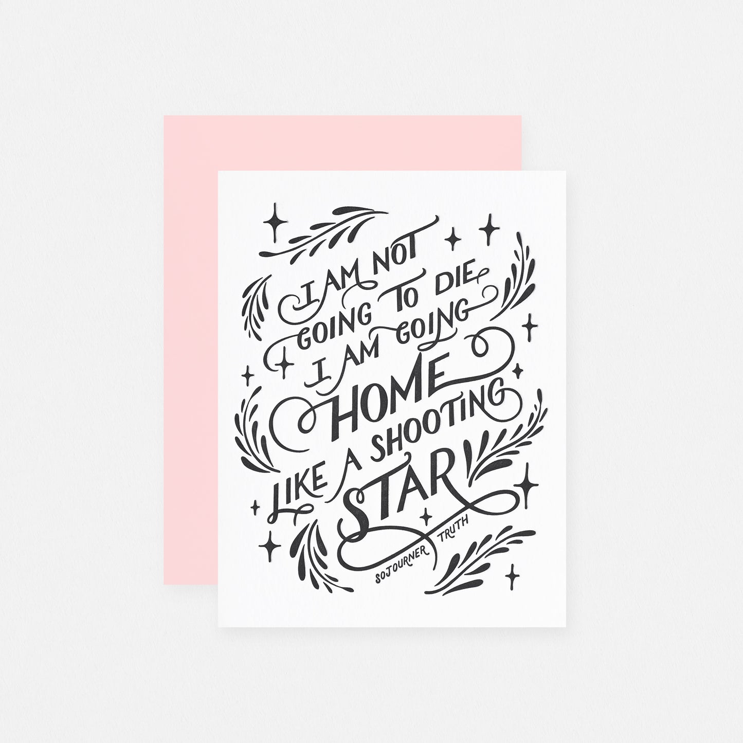 Paper Epiphanies Sojourner Truth Shooting Star Sympathy Card 