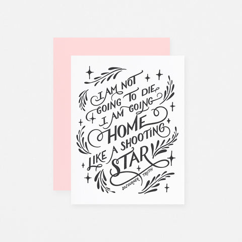 Paper Epiphanies Sojourner Truth Shooting Star Sympathy Card 